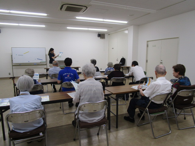 つぼ押し体操で認知症予防